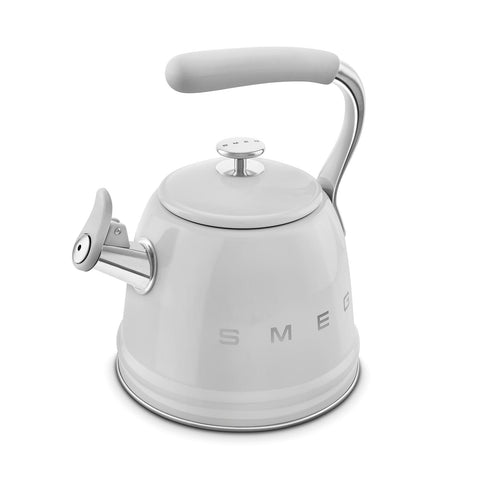 Smeg WKF Whistling Kettle – 2.3 L, Stainless Steel & Silicone Handle