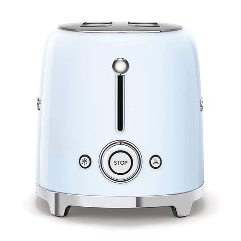 Smeg 2 Slice Toaster – 6 Browning Levels, Bagel, Reheat & Defrost Functions