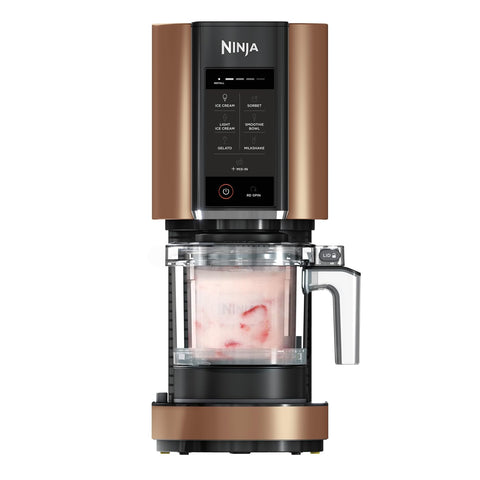 🍨 Ninja CREAMi™ Deluxe NC501EU – Sorbetière & boissons glacées (10 fonctions) – Argent