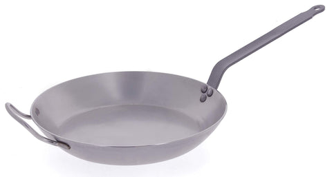 De Buyer Carbone Plus 22 cm “Coupe Lyonnaise” Frying Pan – Carbon Steel Made in France