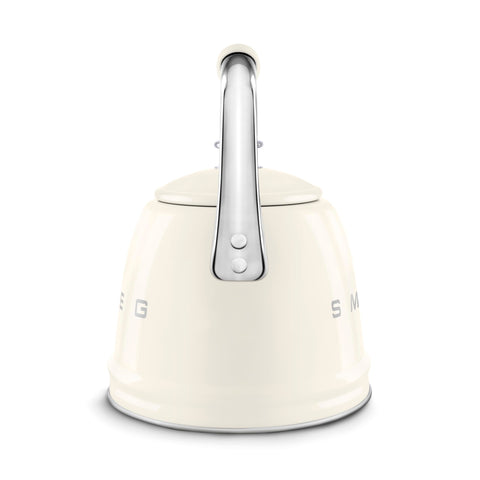 Smeg WKF Whistling Kettle – 2.3 L, Stainless Steel & Silicone Handle