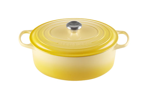 Le Creuset Signature Oval Casserole Dish 29 cm – Enameled Cast Iron “Cherry” 4.7 L