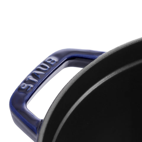 STAUB Round Cocotte 28 cm – Enameled Cast Iron “Cherry” 6.7 L