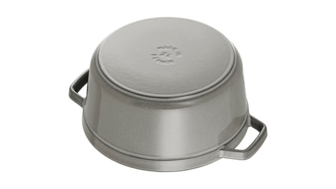 STAUB Round Cocotte 28 cm – Enameled Cast Iron “Cherry” 6.7 L