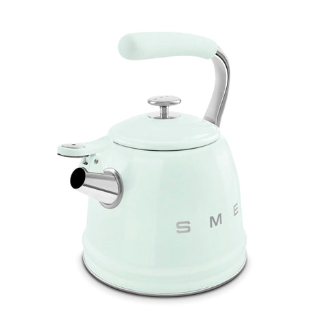 Smeg WKF Whistling Kettle – 2.3 L, Stainless Steel & Silicone Handle