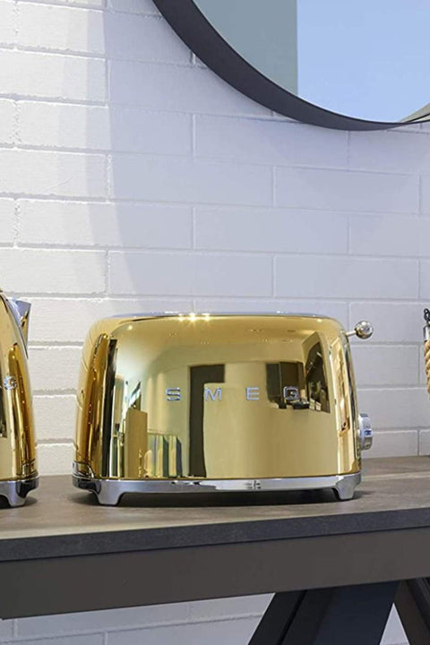 Smeg 2 Slice Toaster – 6 Browning Levels, Bagel, Reheat & Defrost Functions
