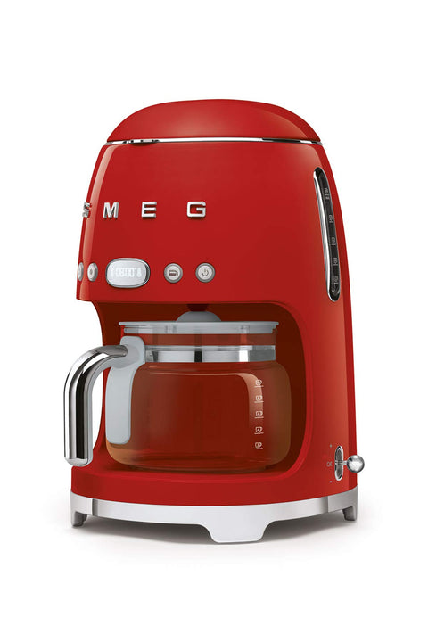 Smeg DCF02BLMEU Filter Coffee Machine – 12 Cups, Aroma Function, Autostart & Keep Warm