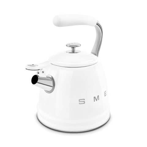 Smeg WKF Whistling Kettle – 2.3 L, Stainless Steel & Silicone Handle