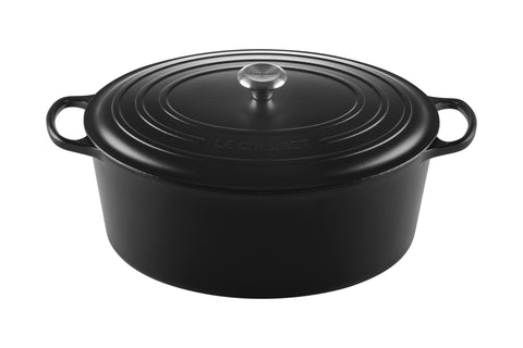 Le Creuset Signature Oval Casserole Dish 29 cm – Enameled Cast Iron “Cherry” 4.7 L