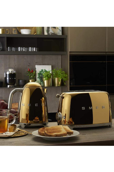 Smeg 2 Slice Toaster – 6 Browning Levels, Bagel, Reheat & Defrost Functions