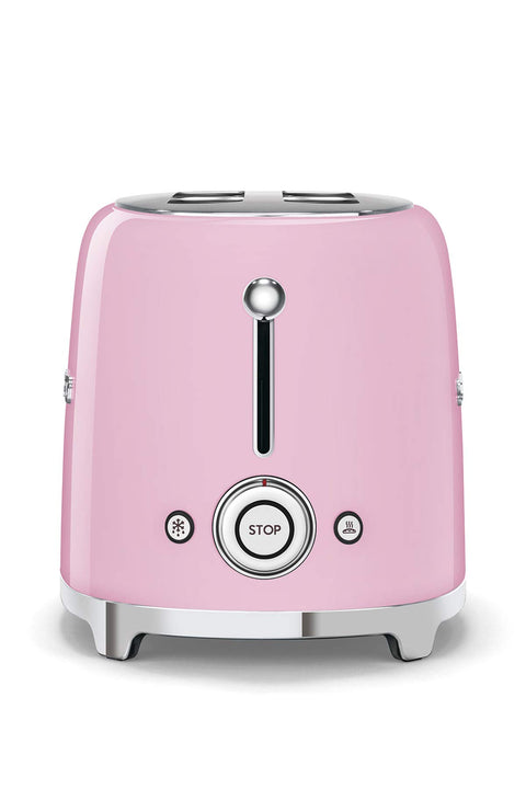 Smeg 2 Slice Toaster – 6 Browning Levels, Bagel, Reheat & Defrost Functions