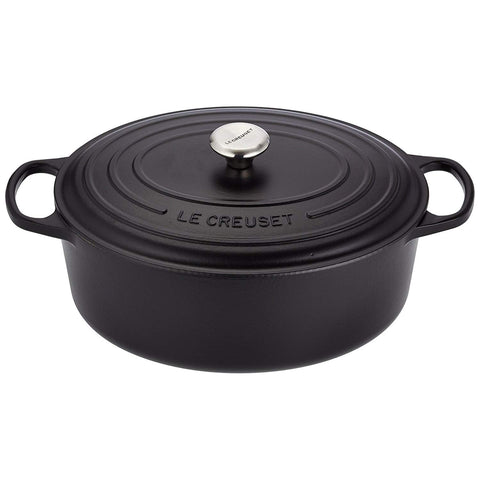 Le Creuset Signature Oval Casserole Dish 29 cm – Enameled Cast Iron “Cherry” 4.7 L