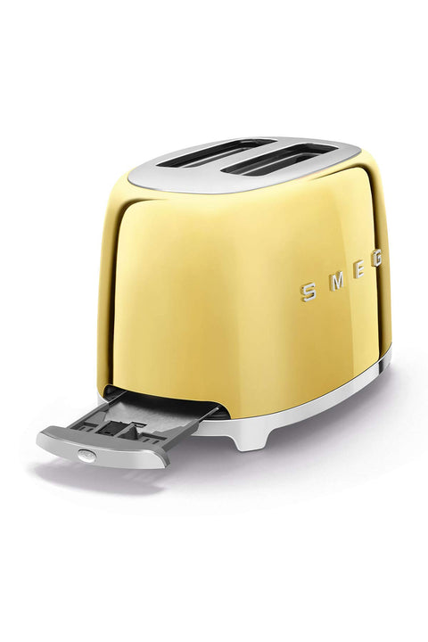 Smeg 2 Slice Toaster – 6 Browning Levels, Bagel, Reheat & Defrost Functions
