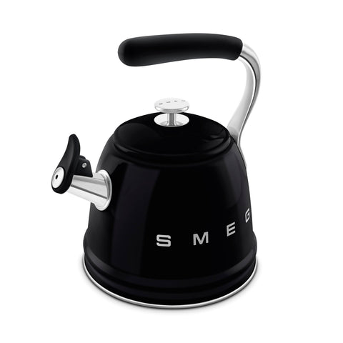 Smeg WKF Whistling Kettle – 2.3 L, Stainless Steel & Silicone Handle