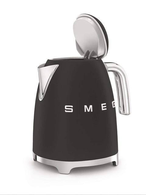 Smeg KLF03NBEU Electric Kettle – 1.7 L, Anti-Scald Filter, Automatic Shut-Off