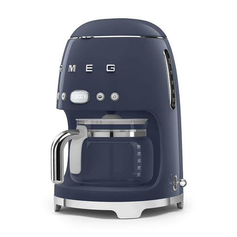Smeg DCF02BLMEU Filter Coffee Machine – 12 Cups, Aroma Function, Autostart & Keep Warm