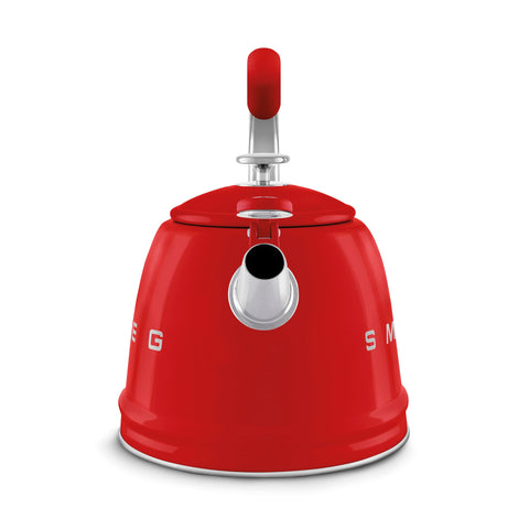 Smeg WKF Whistling Kettle – 2.3 L, Stainless Steel & Silicone Handle