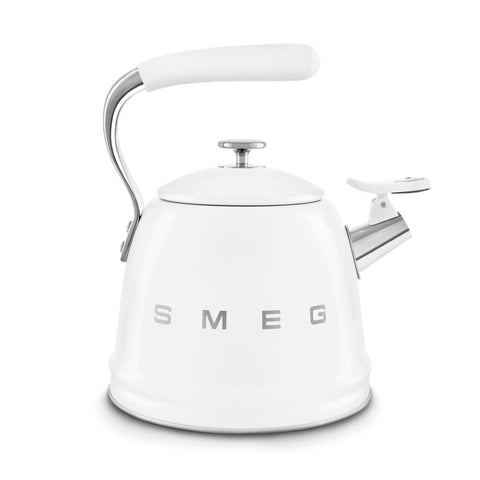 Smeg WKF Whistling Kettle – 2.3 L, Stainless Steel & Silicone Handle