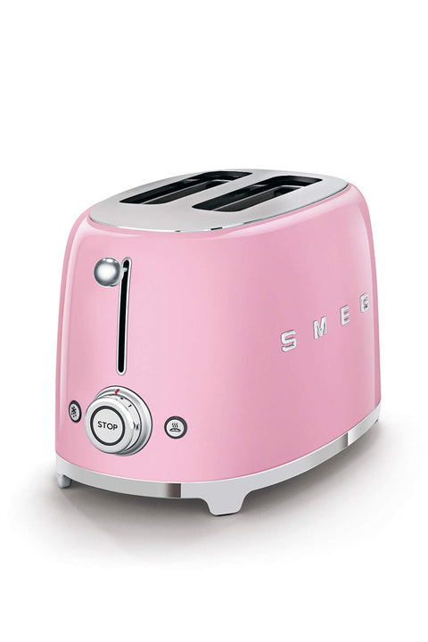 Smeg 2 Slice Toaster – 6 Browning Levels, Bagel, Reheat & Defrost Functions