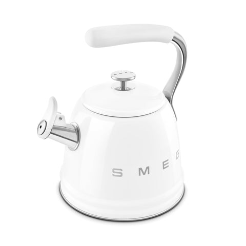 Smeg WKF Whistling Kettle – 2.3 L, Stainless Steel & Silicone Handle