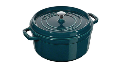 STAUB Round Cocotte 28 cm – Enameled Cast Iron “Cherry” 6.7 L