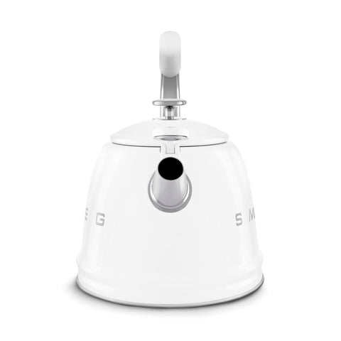 Smeg WKF Whistling Kettle – 2.3 L, Stainless Steel & Silicone Handle