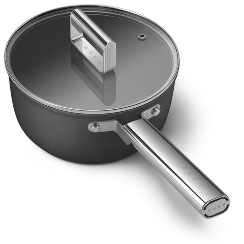 Smeg Saucepan 20 cm – 2.7 L, Non-stick Coating, All Hobs & Oven Up to 250°C