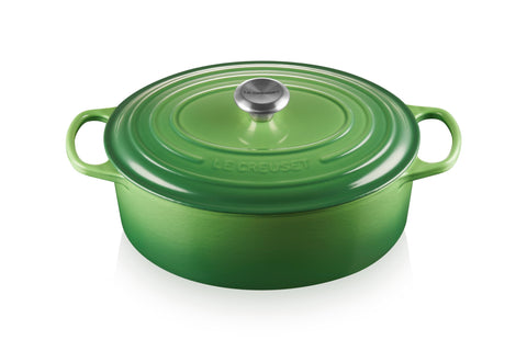 Le Creuset Signature Oval Casserole Dish 29 cm – Enameled Cast Iron “Cherry” 4.7 L
