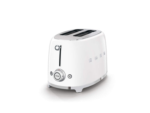 Smeg 2 Slice Toaster – 6 Browning Levels, Bagel, Reheat & Defrost Functions