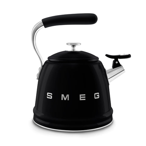 Smeg WKF Whistling Kettle – 2.3 L, Stainless Steel & Silicone Handle