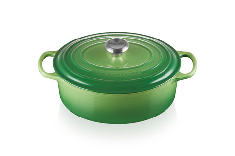 Le Creuset Signature Oval Casserole Dish 29 cm – Enameled Cast Iron “Cherry” 4.7 L