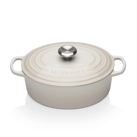 Le Creuset Signature Oval Casserole Dish 29 cm – Enameled Cast Iron “Cherry” 4.7 L