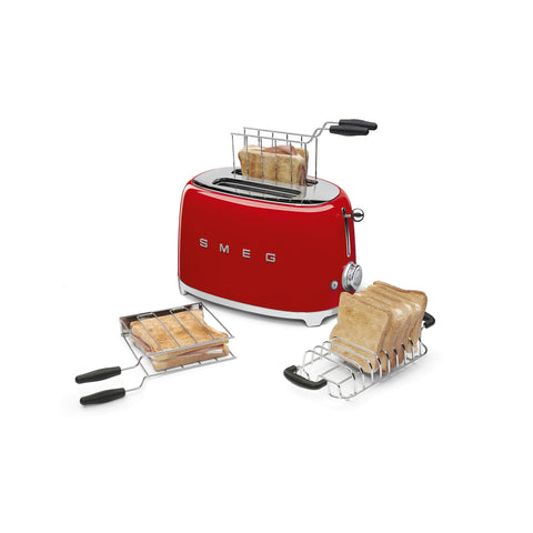 Smeg 2 Slice Toaster – 6 Browning Levels, Bagel, Reheat & Defrost Functions