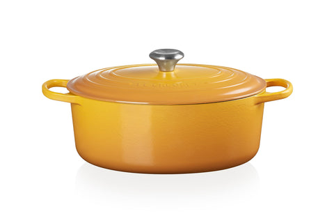Le Creuset Signature Oval Casserole Dish 29 cm – Enameled Cast Iron “Cherry” 4.7 L