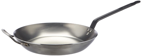 De Buyer Carbone Plus 22 cm “Coupe Lyonnaise” Frying Pan – Carbon Steel Made in France