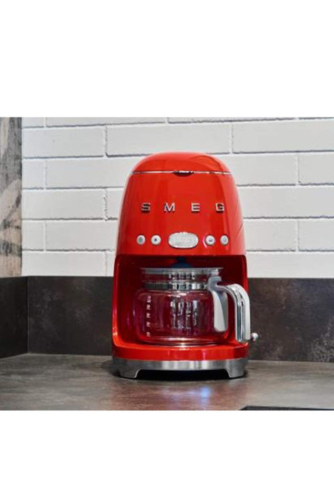 Smeg DCF02BLMEU Filter Coffee Machine – 12 Cups, Aroma Function, Autostart & Keep Warm