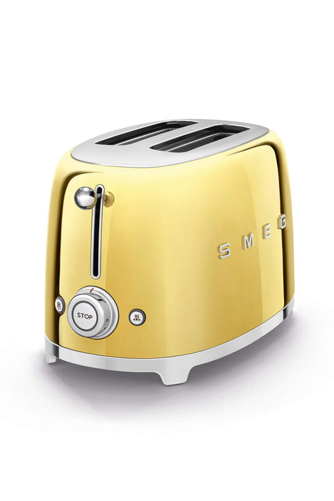 Smeg 2 Slice Toaster – 6 Browning Levels, Bagel, Reheat & Defrost Functions