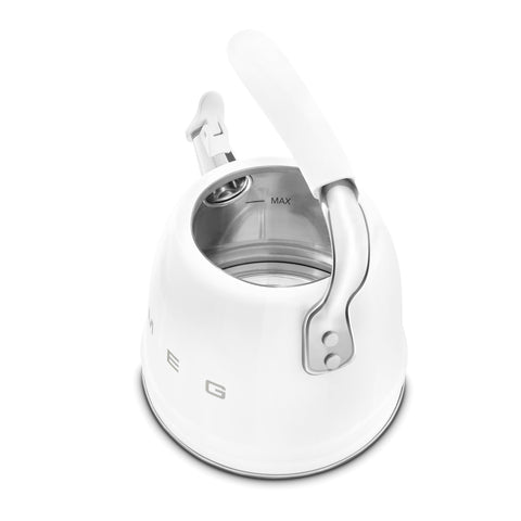 Smeg WKF Whistling Kettle – 2.3 L, Stainless Steel & Silicone Handle