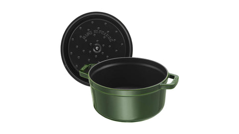 STAUB Round Cocotte 28 cm – Enameled Cast Iron “Cherry” 6.7 L
