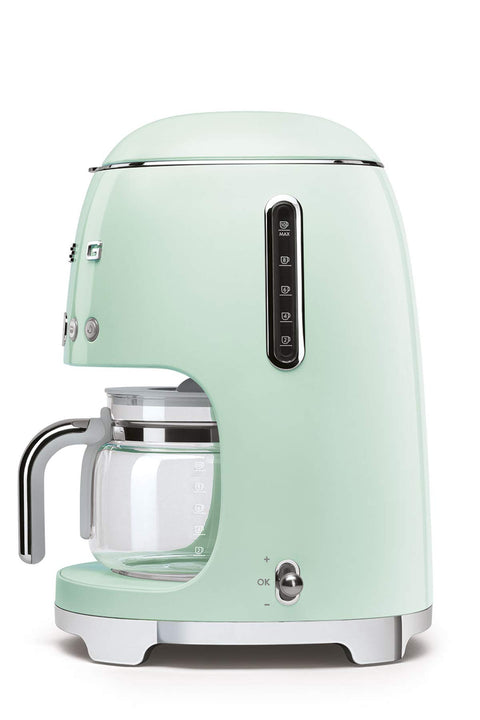 Smeg DCF02BLMEU Filter Coffee Machine – 12 Cups, Aroma Function, Autostart & Keep Warm
