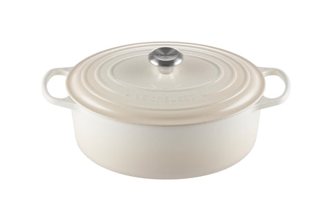Le Creuset Signature Oval Casserole Dish 29 cm – Enameled Cast Iron “Cherry” 4.7 L