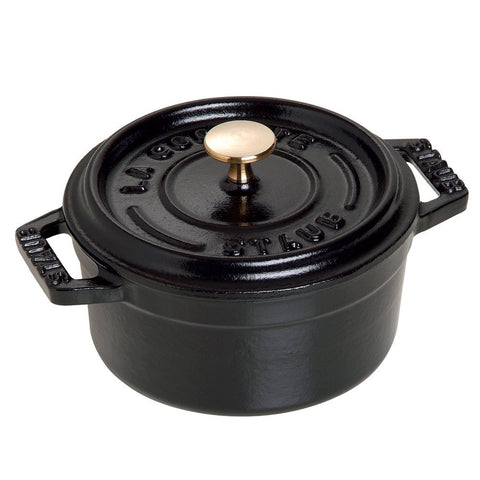 STAUB Round Cocotte 28 cm – Enameled Cast Iron “Cherry” 6.7 L