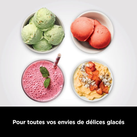 🍨 Ninja CREAMi™ Deluxe NC501EU – Sorbetière & boissons glacées (10 fonctions) – Argent