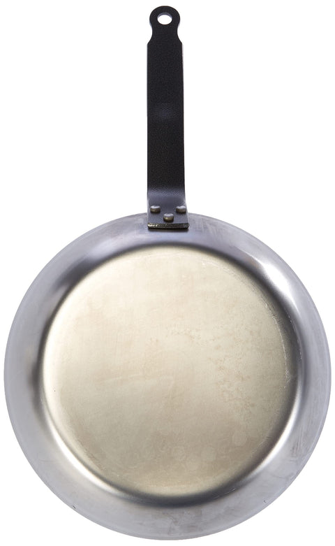 De Buyer Carbone Plus 22 cm “Coupe Lyonnaise” Frying Pan – Carbon Steel Made in France