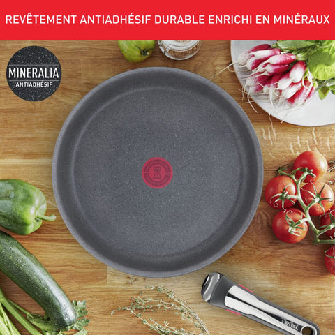 Set of 3 Tefal Ingenio Natural On 16 / 18 / 20 cm Saucepans + Removable Handle