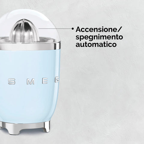 Smeg Electric Citrus Juicer – 70W, Anti-Drip Spout & Push Start