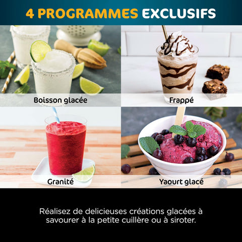 🍨 Ninja CREAMi™ Deluxe NC501EU – Sorbetière & boissons glacées (10 fonctions) – Argent