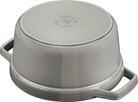 STAUB Round Cocotte 28 cm – Enameled Cast Iron “Cherry” 6.7 L