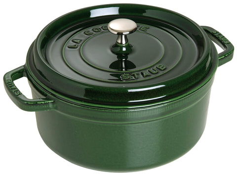 STAUB Round Cocotte 28 cm – Enameled Cast Iron “Cherry” 6.7 L