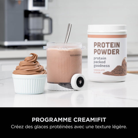🍨 Ninja CREAMi™ Deluxe NC501EU – Sorbetière & boissons glacées (10 fonctions) – Argent